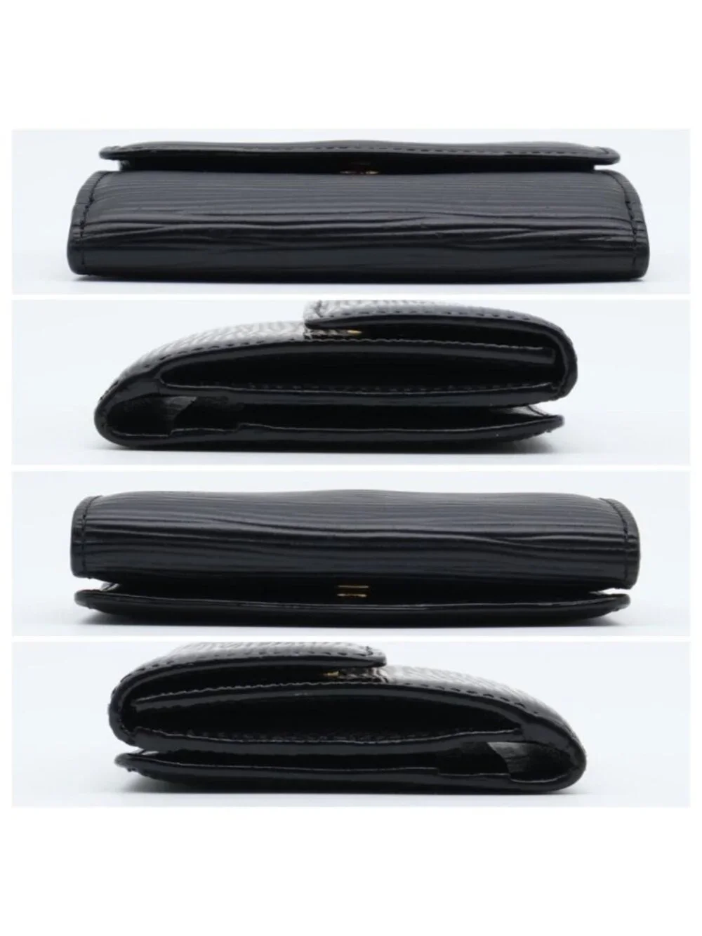 Louis Vuitton Ludlow Epi Black Mini Wallet Coin Case
